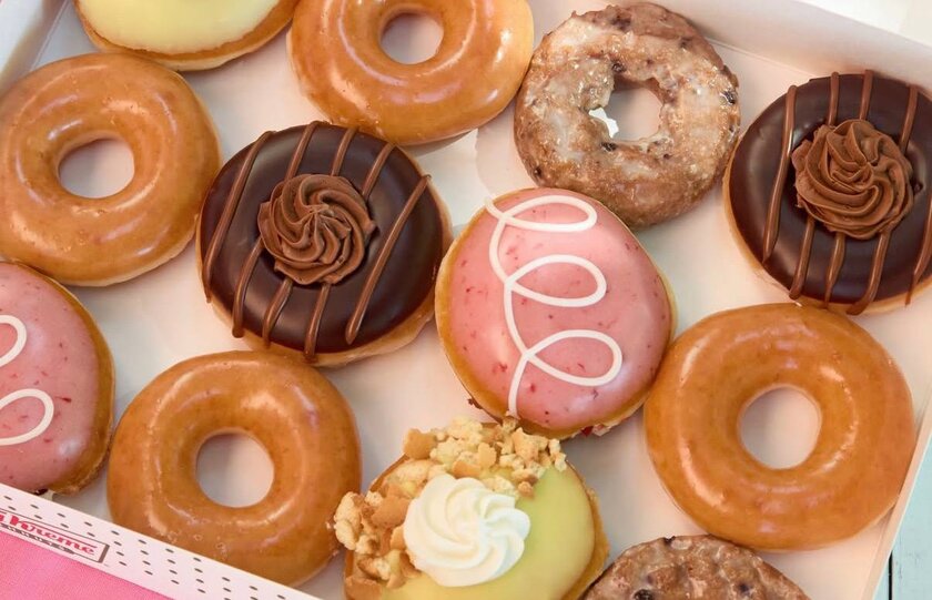Krispy Kreme выпустил весеннюю коллекцию пончиков