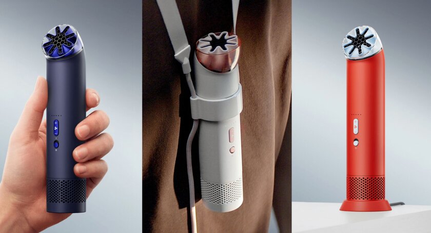 Dyson представила первый портативный мини-вентилятор