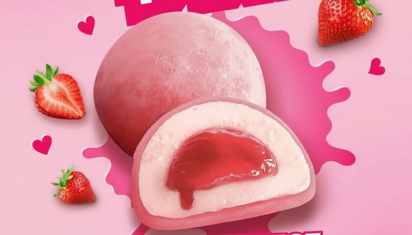 KFC выпустил десерт моти со вкусом клубники и крем-чиза