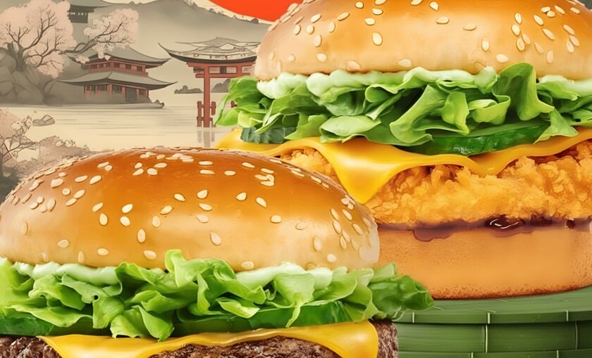McDonald’s выпустил бургеры в японском стиле