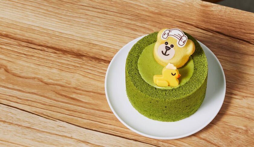 Starbucks выпустил пирожное Bearista с кремом мята-матча