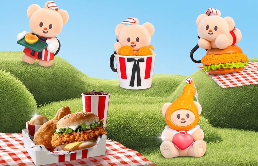 KFC выпустил комбо с игрушками Butterbear