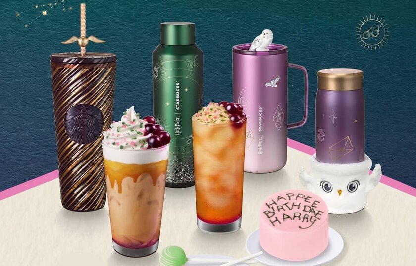 Starbucks представил коллекцию по Гарри Поттеру