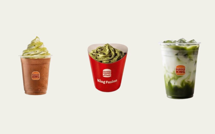 Burger King выпустил напитки и мороженое с матчей