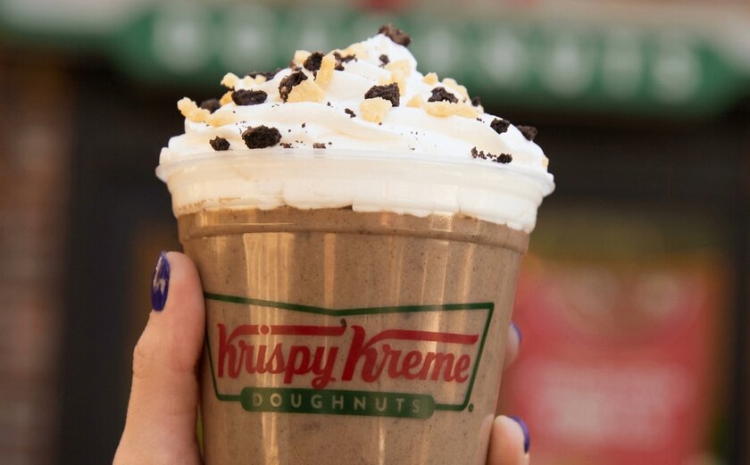Krispy Kreme выпустил шоколадный коктейль с печеньем