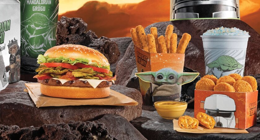 Burger King выпустит комбо по «Мандалорцу и Грогу»