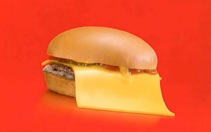 McDonald’s представил чизбургер с прической из 80-х