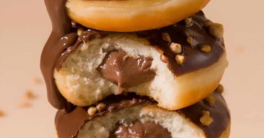 Krispy Kreme выпустил пончики с орехами и шоколадом