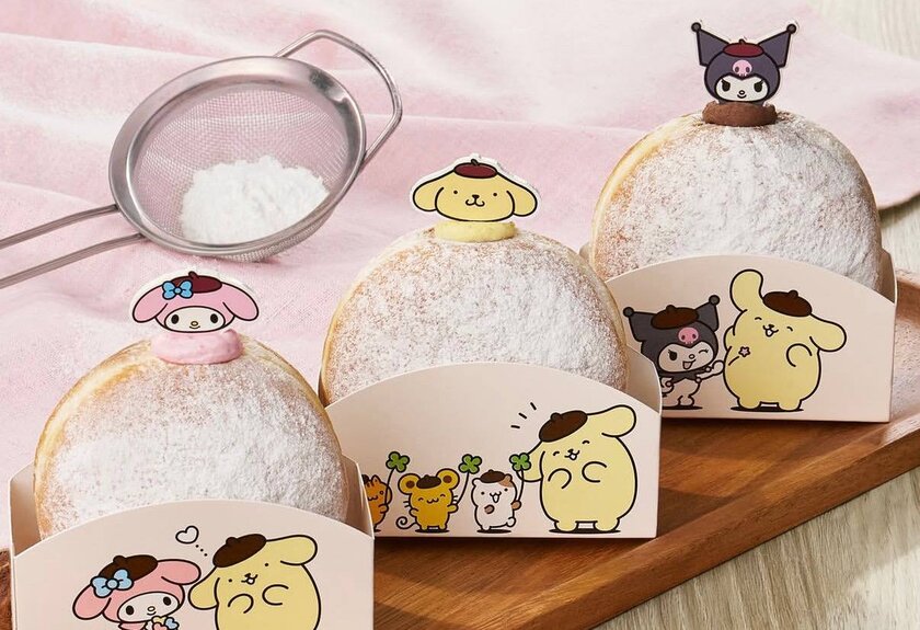 Dunkin выпустил пончики с персонажами Sanrio
