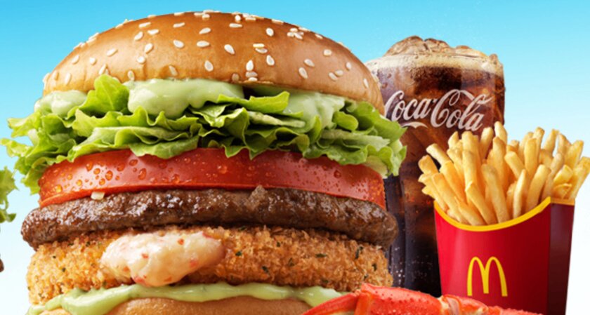 McDonald’s запустил морскую линейку бургеров