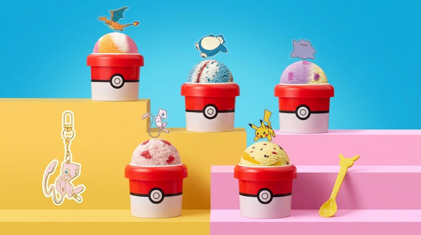 Baskin Robbins выпустил мороженое в стиле Покемонов