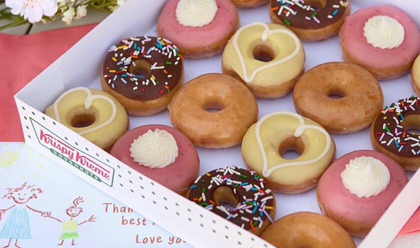 Krispy Kreme выпустил набор мини-пончиков ко Дню матери