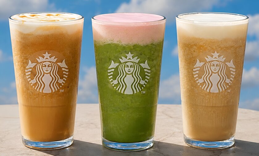 Starbucks запустил серию «облачных» фраппучино