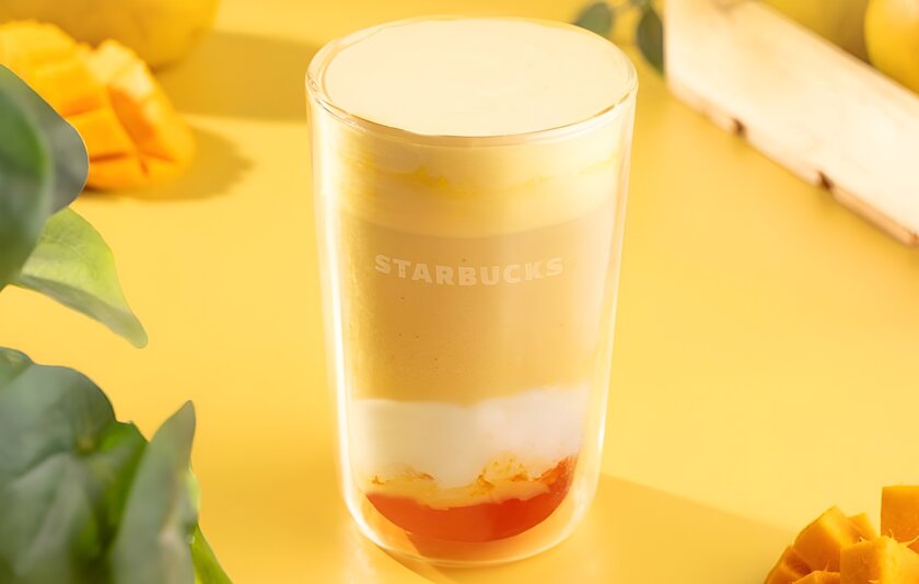 Starbucks выпустил линейку напитков с манго