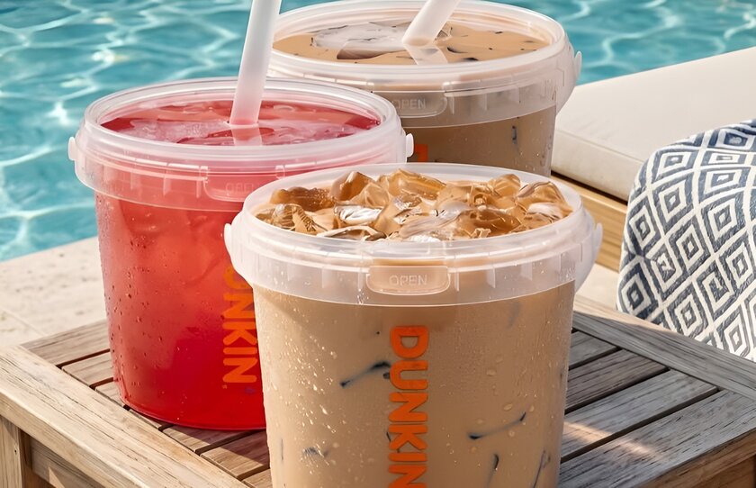 Dunkin выпустит коллекционные вёдра для напитков