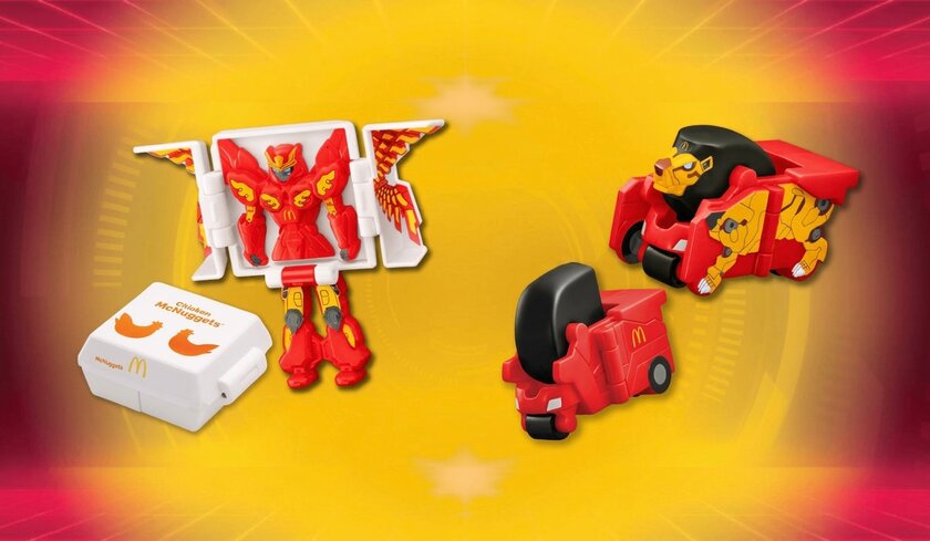 McDonalds дарит игрушки за покупку Happy Meal