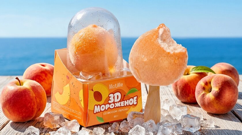 В России появилось 3D-мороженое