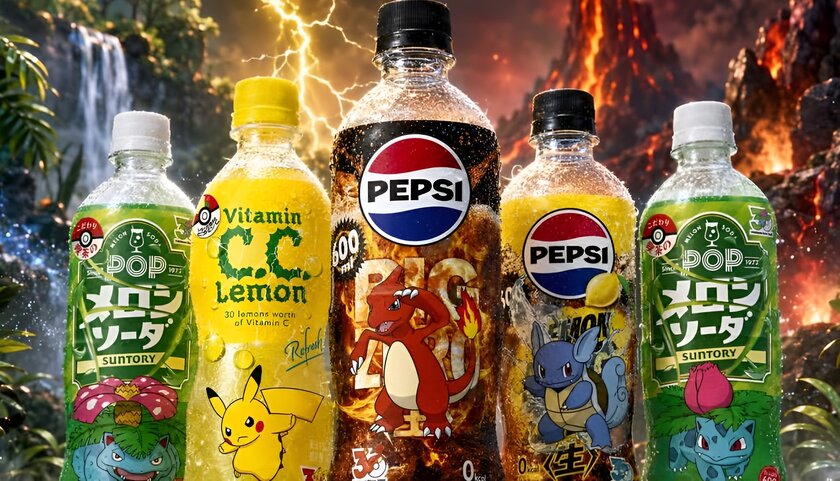 Pepsi выпустит коллекцию напитков с изображением покемонов