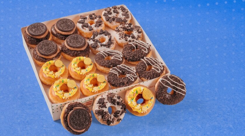 Krispy Kreme выпустил коллекцию мини-пончиков с Oreo