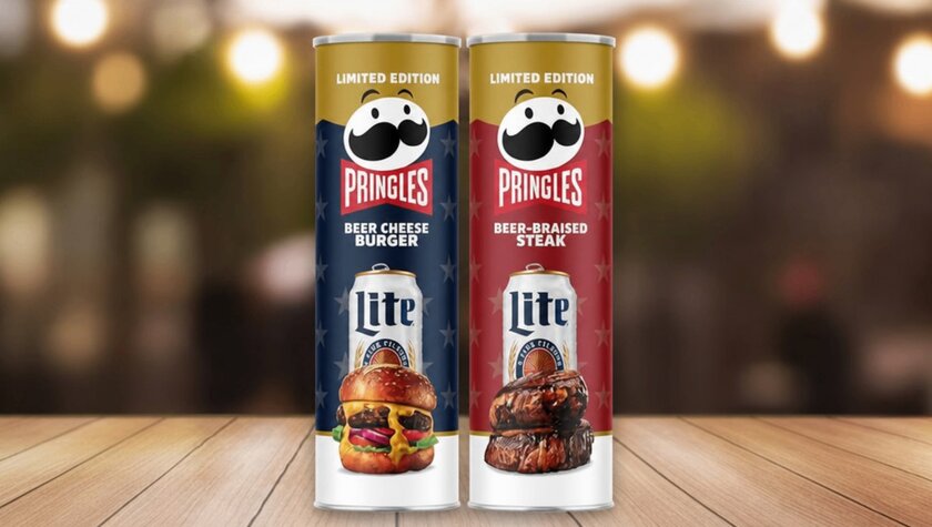 Pringles выпустит чипсы со вкусом Miller lite