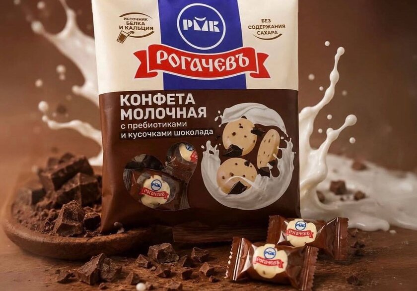 «Рогачёвъ» выпустил молочные конфеты с пребиотиками