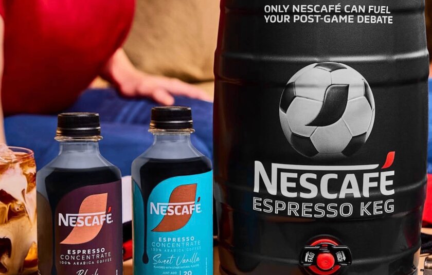 Nescafe выпустил бочонок для кофе