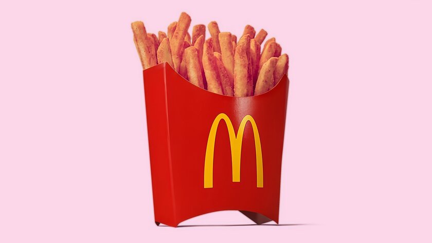 McDonald’s представил розовую картошку фри