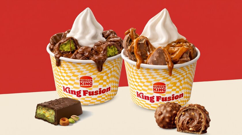 «Бургер Кинг» выпустил новые вкусы мороженого King Fusion