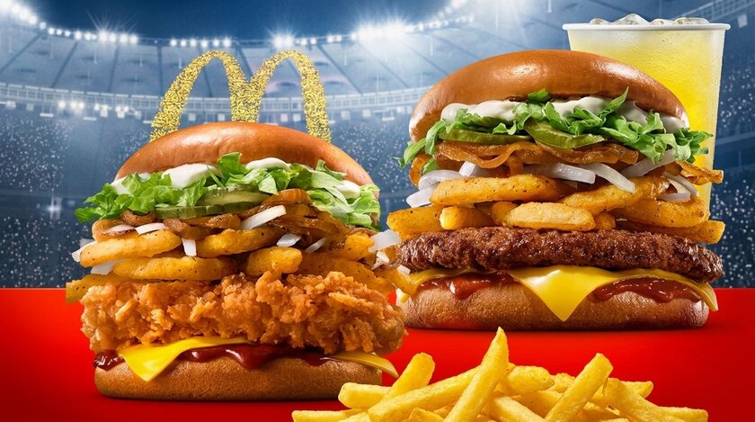 McDonalds запустил в продажу луковый бургер к FIFA 2026
