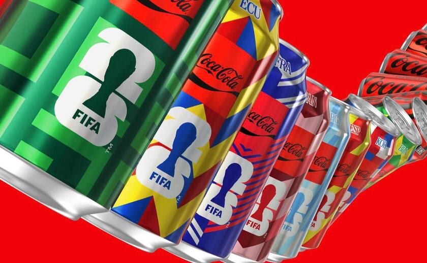 Coca-Cola выпустила эксклюзивную линейку банок к FIFA 2026