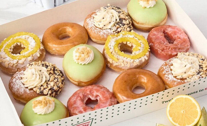 Krispy Kreme представила летнюю линейку пончиков