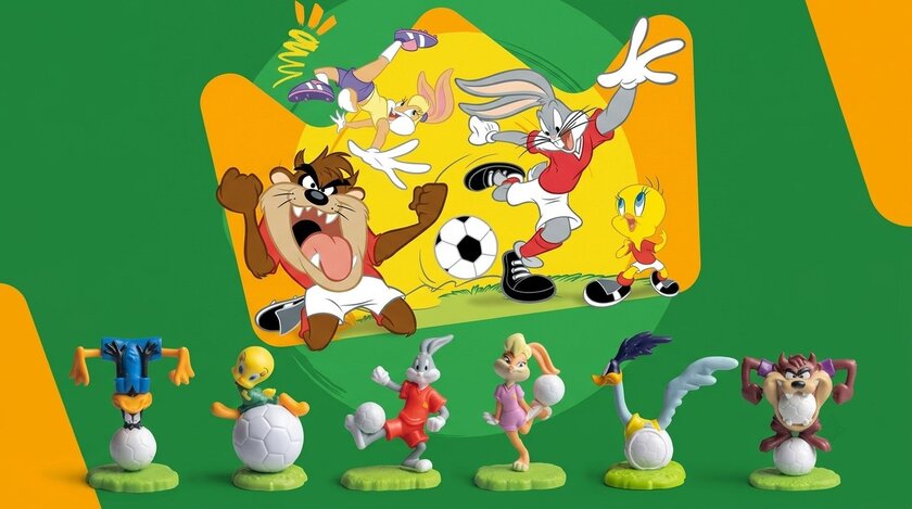 «Бургер Кинг» встречает FIFA 2026 с персонажами Looney Tunes