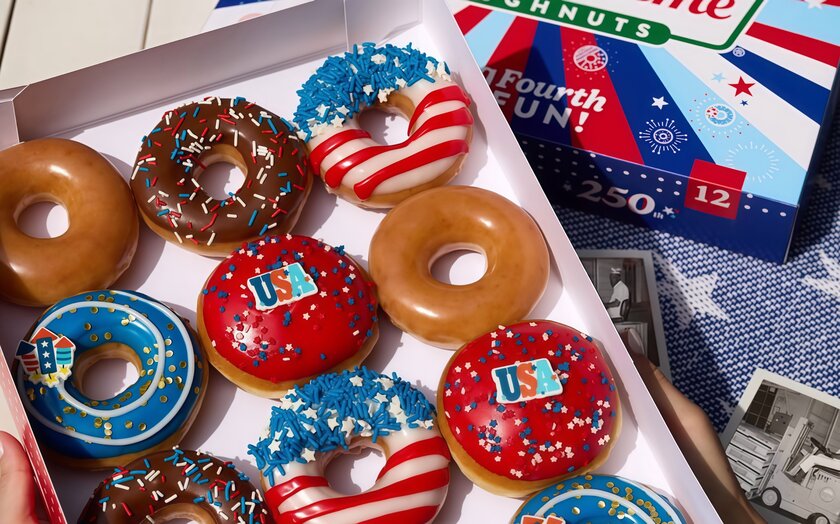 В Krispy Kreme можно съесть США