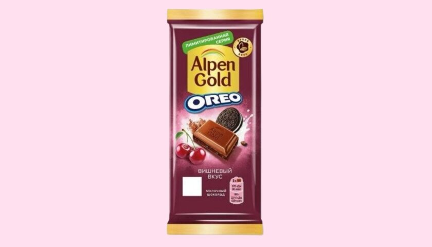 Alpen Gold смешал вишню и печенье Oreo