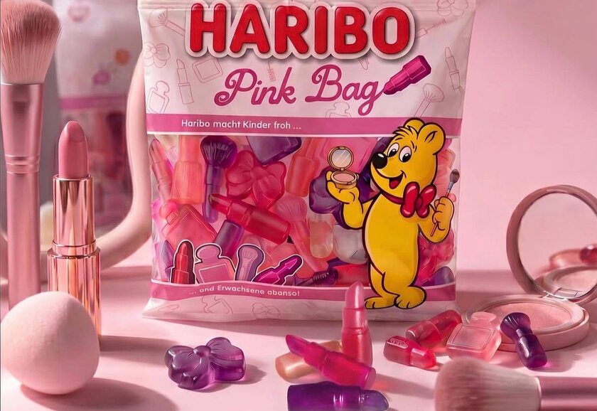 Новый хит для любителей эстетики — Haribo Pink Bag
