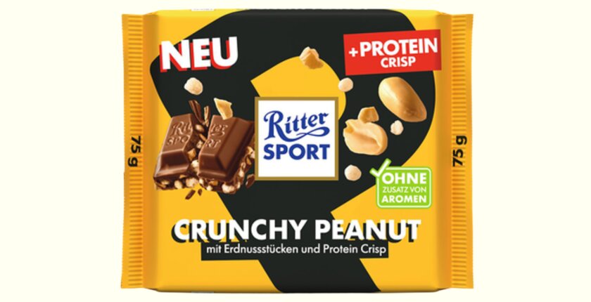 Хруст, вкус и белок: Ritter Sport выходит на новый уровень