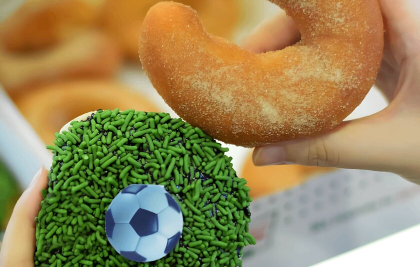 Гол в ворота аппетита: в Krispy Kreme появилось две новинки
