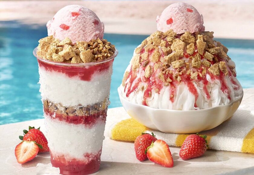 Хруст и холод объединились в новом десерте от Baskin Robbins