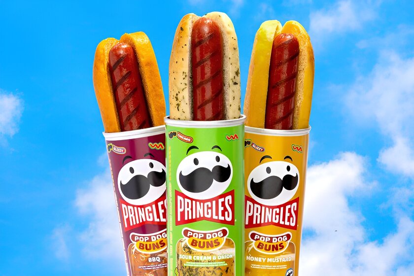 Pringles поместил булку для хот-дога в культовый цилиндр