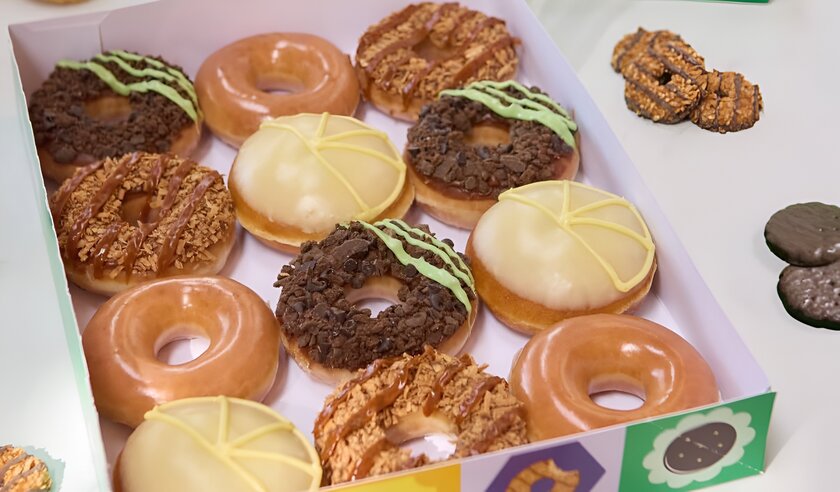 Krispy Kreme переосмыслил печенья Girl Scout