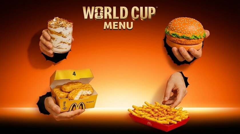 Вкус спорта: McDonalds запустил особое меню к FIFA 2026