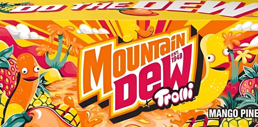 Мармеладные червячки заползли в газировку Mountain Dew