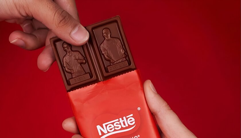 Триумфаторы сборной Испании перебрались на шоколад от Nestle