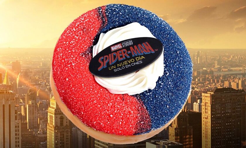 Лови новый пончик от Krispy Kreme в стиле Человека-паука