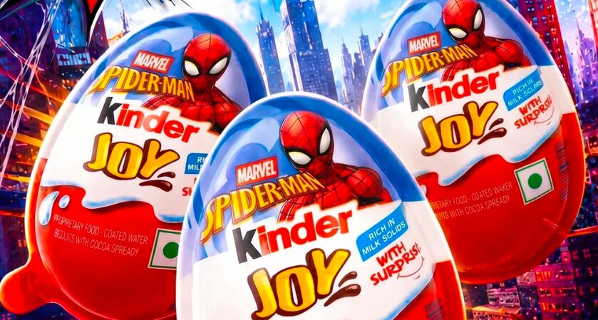 Человек‑Паук в Kinder Joy: лови супергеройский сюрприз