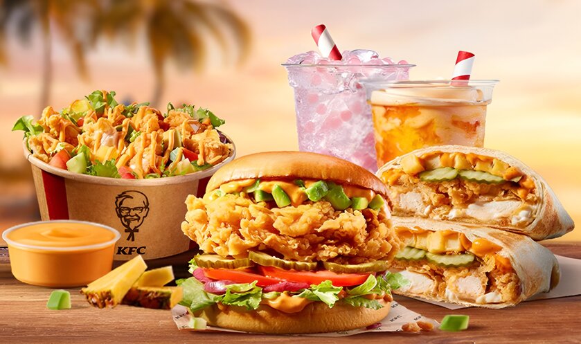 KFC предлагает попробовать лето в Калифорнии на вкус