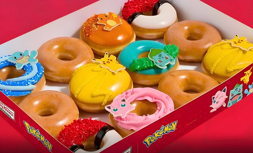 Поймай покемона на пончике с новинками от Krispy Kreme