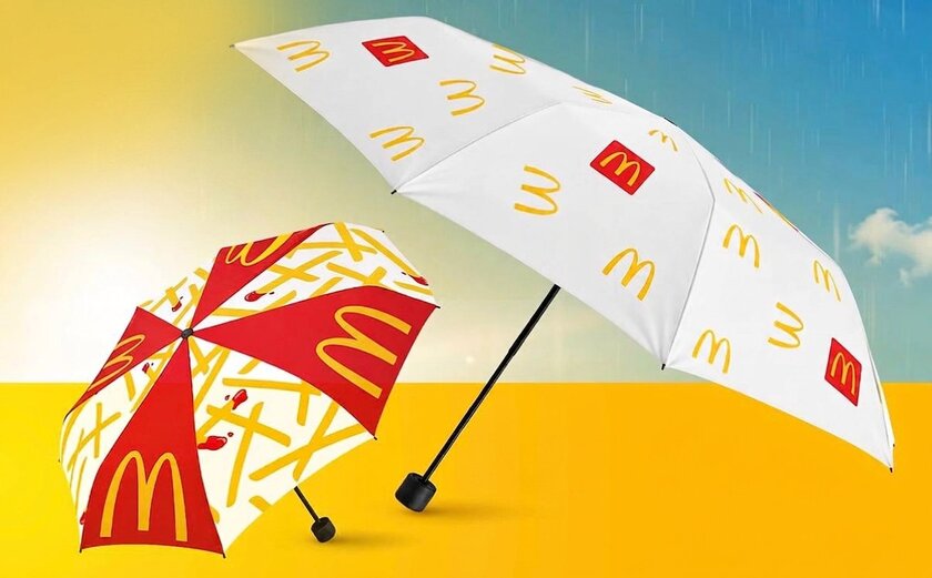 Даже в ливень оставайся на стиле с новым зонтом от McDonalds