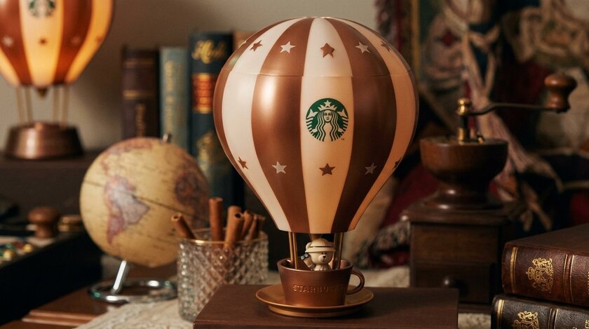Прокатитесь на воздушном шаре с новинкой от Starbucks