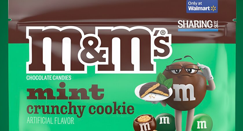 Пробуем новый M&M’s со вкусом мятного печенья